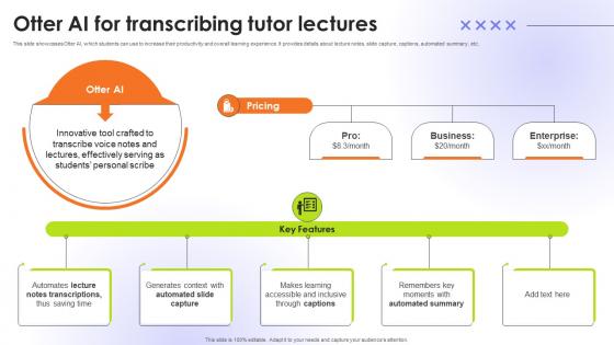 Otter AI For Transcribing Tutor Lectures Educational Transformation Through AI SS V Otter AI For Transcribing Tutor Lectures Educational Transformation Through AI SS V
