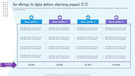 Our Offerings For Digital Platform Advertising Proposal Rules Pdf