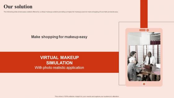 Our Solution Beauty Brands And Retailers Company Fund Raising Topics PDF