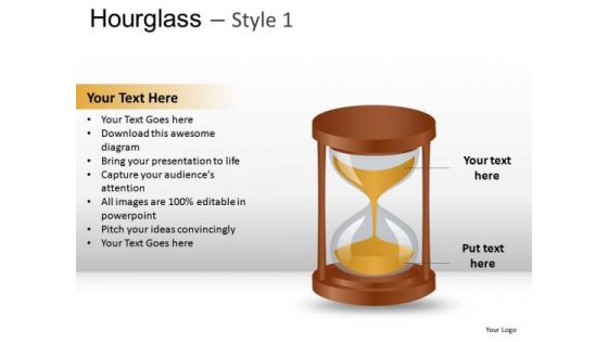 Out Of Time Hourglass 1 PowerPoint Slides And Ppt Diagram Templates
