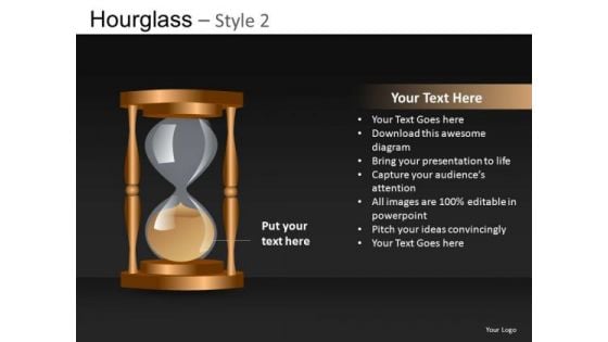 Out Of Time Hourglass PowerPoint Image Clipart