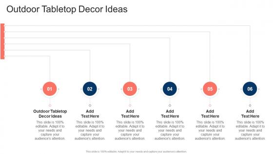 Outdoor Tabletop Decor Ideas In Powerpoint And Google Slides Cpb