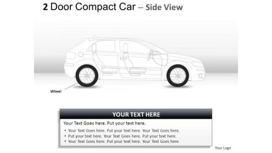 Outside Tuner 2 Door Blue Car Side PowerPoint Slides And Ppt Diagram Templates