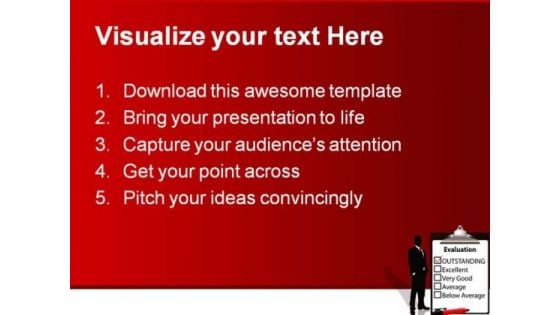 Outstanding Evalution Business PowerPoint Template 1110
