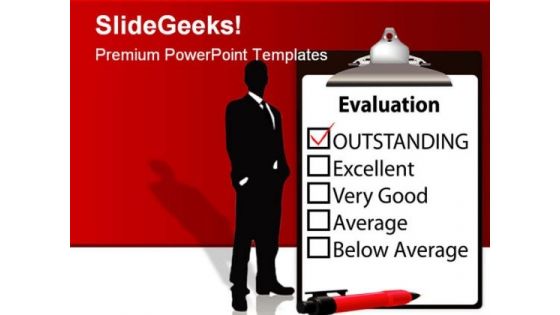 Outstanding Evalution Business PowerPoint Template 1110