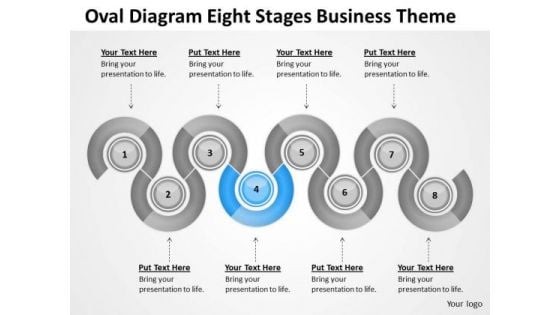 Oval Diagram Eight Stages Business Theme Ppt Outline Plan PowerPoint Slides