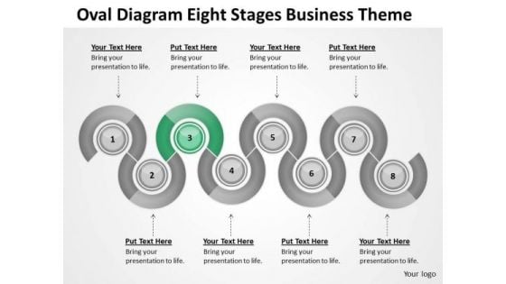 Oval Diagram Eight Stages Business Theme Ppt Plan PowerPoint Templates