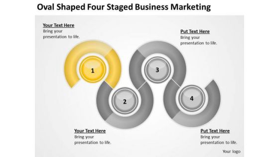 Oval Shaped Four Staged Business Marketing Ppt Plan Programs PowerPoint Templates