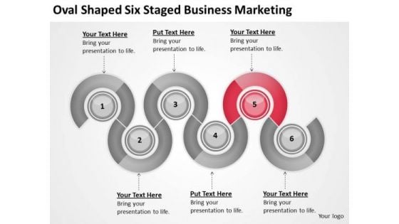 Oval Shaped Six Staged Business Marketing Ppt Plan Ideas PowerPoint Slides