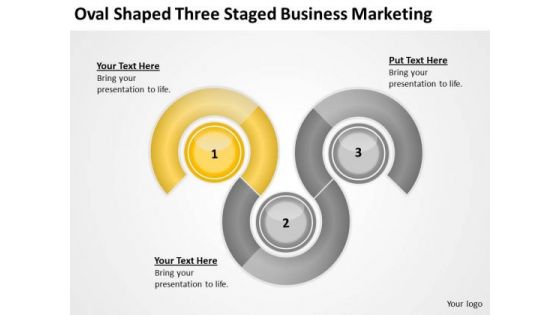 Oval Shaped Three Staged Business Marketing Ppt Need Plan PowerPoint Templates