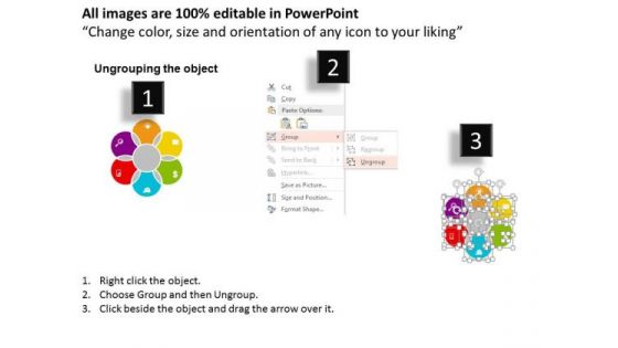 Overlapping Circles For Market Research Design PowerPoint Template