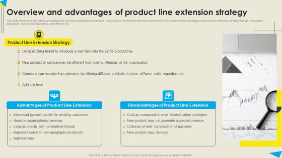 Overview And Advantages Of Product Line Extension Strategic Diversification Plan Formats PDF