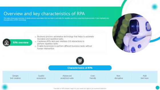 Overview And Key Characteristics RPA Use Cases In Different Industries PPT Example AI SS V Overview And Key Characteristics RPA Use Cases In Different Industries PPT Example AI SS V