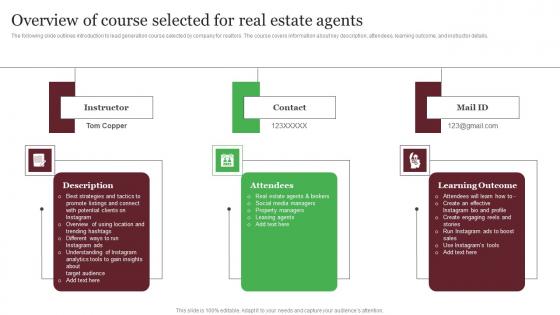 Overview Of Course Selected For Real Estate Agents Out Of The Box Real Download Pdf Overview Of Course Selected For Real Estate Agents Out Of The Box Real Download Pdf
