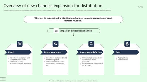 Overview Of New Channels Expansion For Distribution Pictures Pdf