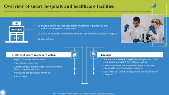 Overview Of Smart Hospitals Deploying IoT Solutions For Enhanced Healthcare Brochure Pdf