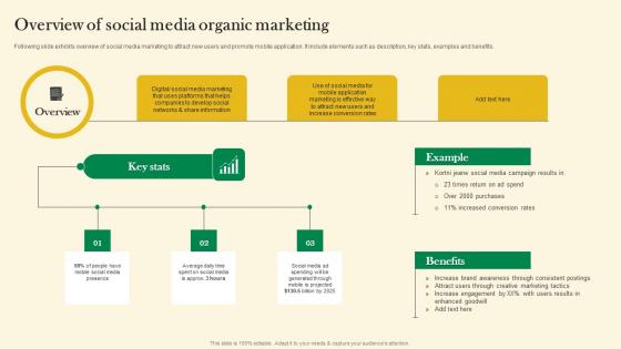 Overview Of Social Media Organic Marketing Online Customer Acquisition Diagrams Pdf Overview Of Social Media Organic Marketing Online Customer Acquisition Diagrams Pdf
