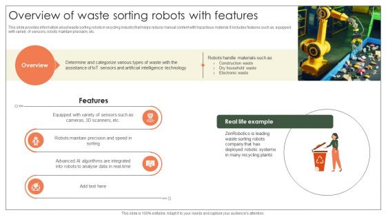 Overview Of Waste Sorting Robots With Features Implementation Of E Waste Guidelines Overview Of Waste Sorting Robots With Features Implementation Of E Waste Guidelines