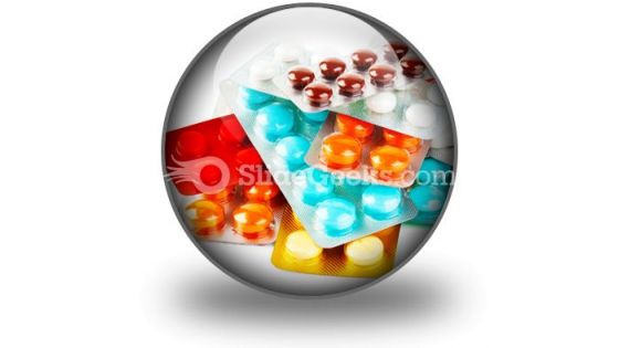 Packs Of Pills PowerPoint Icon C