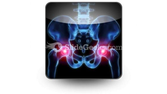 Pain In Hips PowerPoint Icon S