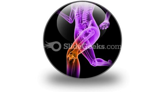 Pain In Knee PowerPoint Icon C Pain In Knee PowerPoint Icon C