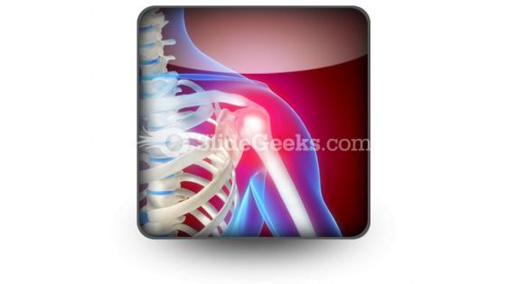 Pain In Shoulder PowerPoint Icon S