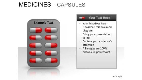 Pain Medical Capsules PowerPoint Slides And Ppt Diagram Templates