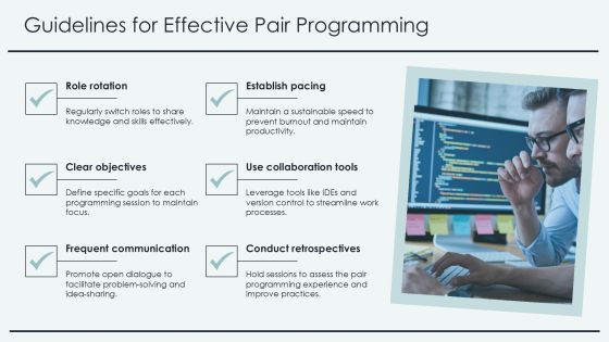 Pair Programming Techniques For Quality Code PPT Example AT Slide08