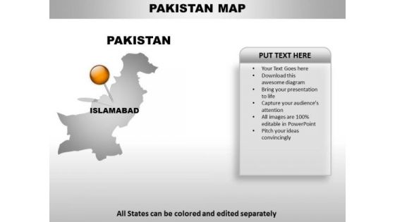 Pakistan Country PowerPoint Maps