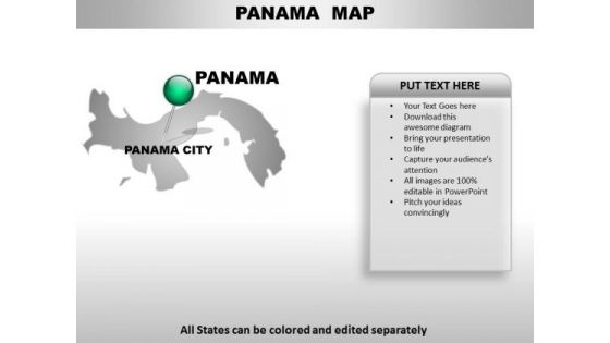 Panama Country PowerPoint Maps