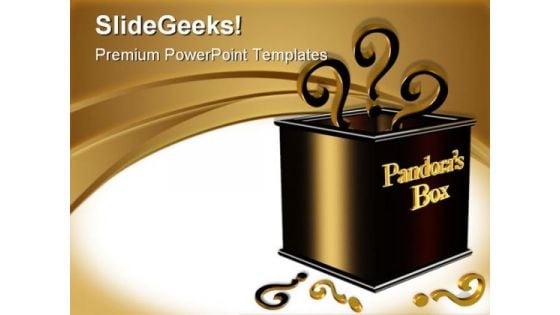 Pandora Box Business PowerPoint Themes And PowerPoint Slides 0511