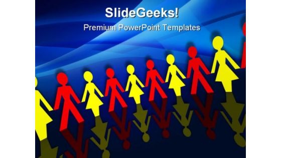 Paper Chain Global PowerPoint Themes And PowerPoint Slides 0511