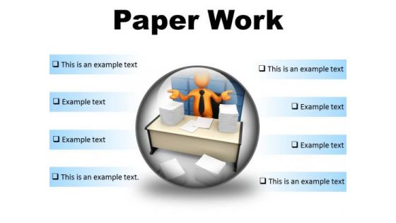 Paperwork Business PowerPoint Presentation Slides C