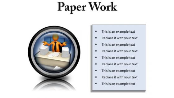 Paperwork Business PowerPoint Presentation Slides Cc