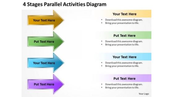 Parallel And Serial Processing Activities Diagram PowerPoint Templates Ppt Backgrounds For Slides