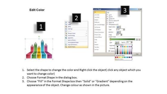 Parallel Arrows PowerPoint Multiple Tasks Slides Slide03