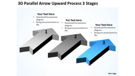 Parallel Data Processing 3 Stages Ppt PowerPoint Templates Backgrounds For Slides