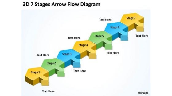 Parallel Data Processing Stages Arrow Flow Diagram PowerPoint Templates Ppt Backgrounds For Slides