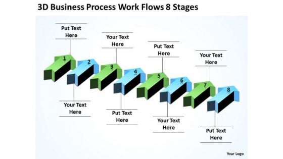 Parallel Data Processing Work Flows 8 Stages PowerPoint Templates Ppt Backgrounds For Slides