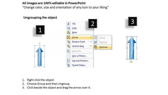 Parallel Processing Applications Leading 8 Steps The Linear Arrows PowerPoint Templates