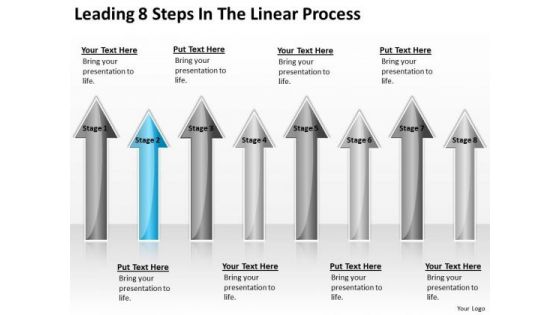 Parallel Processing Applications Leading 8 Steps The Linear Ppt PowerPoint Template