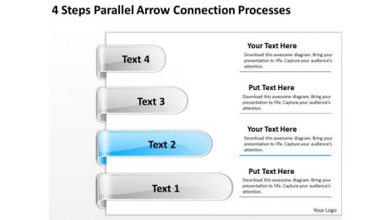 Parallel Processing Applications Steps Arrow Connection Processes PowerPoint Slides