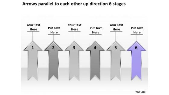 Parallel To Each Other Up Direction 6 Stages Ppt Web Design Business Plan PowerPoint Slides