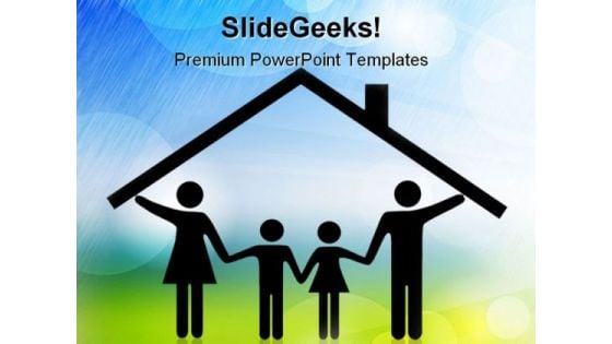 Parents And Children Family PowerPoint Templates And PowerPoint Backgrounds 0711