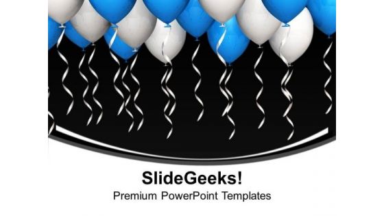 Party Balloons Abstract PowerPoint Templates Ppt Background For Slides 1112