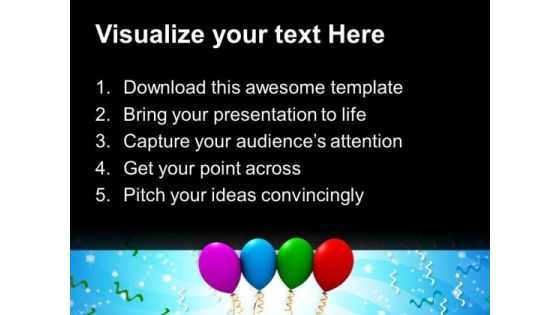 Party Balloons Event PowerPoint Templates Ppt Background For Slides 1112