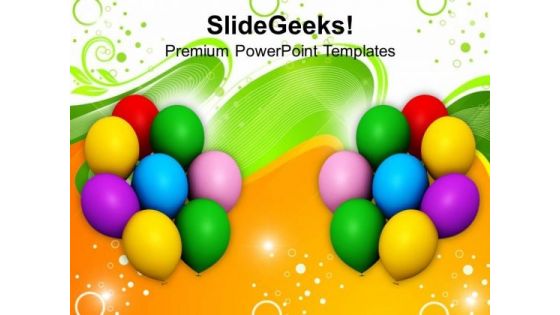 Party Balloons Events PowerPoint Templates Ppt Backgrounds For Slides 1212