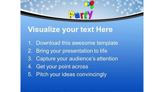 Party Balloons Holiday PowerPoint Templates Ppt Background For Slides 1112