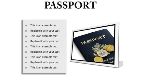 Passport Vacation PowerPoint Presentation Slides F