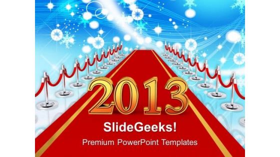 Path To New Year Celebration Events PowerPoint Templates Ppt Backgrounds For Slides 1212